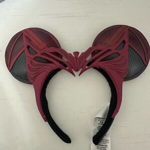 Disney Burgundy Mouse Ears Headband